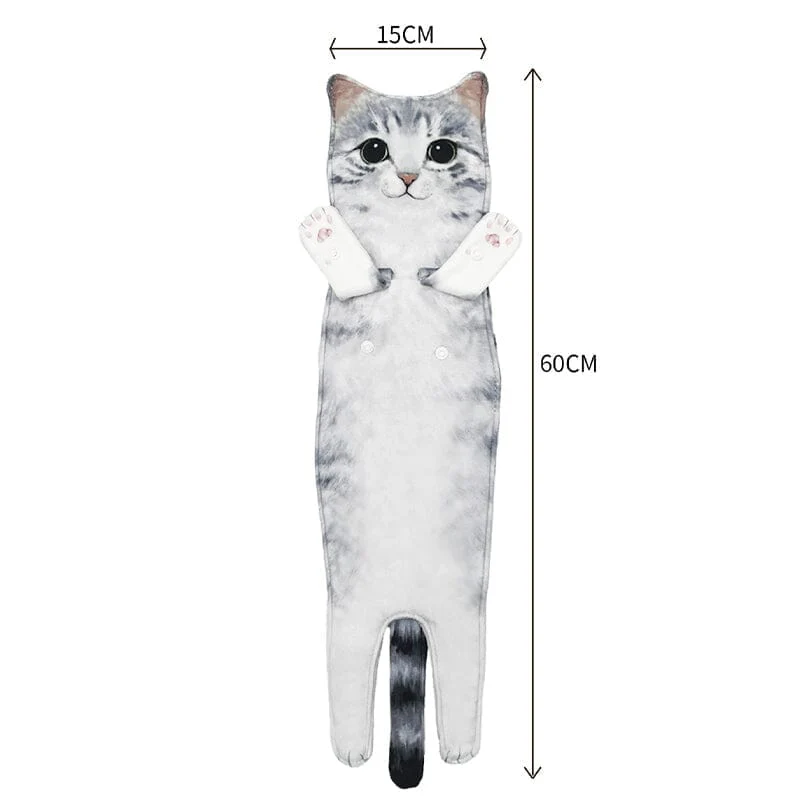 Cute Cat Hand Towel - Image 8
