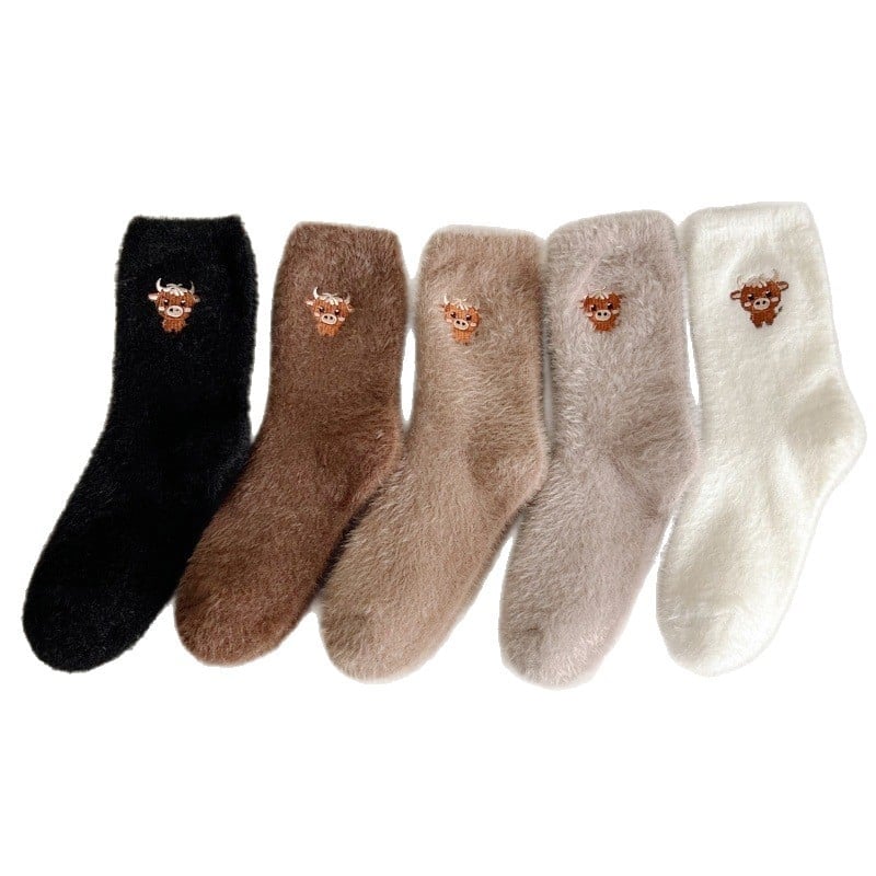 Cute Cow Slipper Socks - Image 11