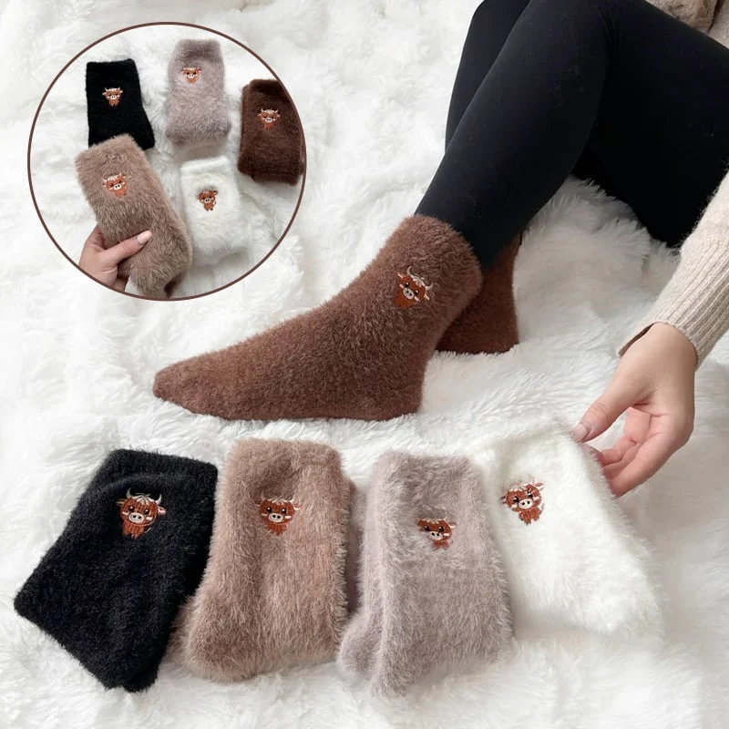 Cute Cow Slipper Socks - Image 4