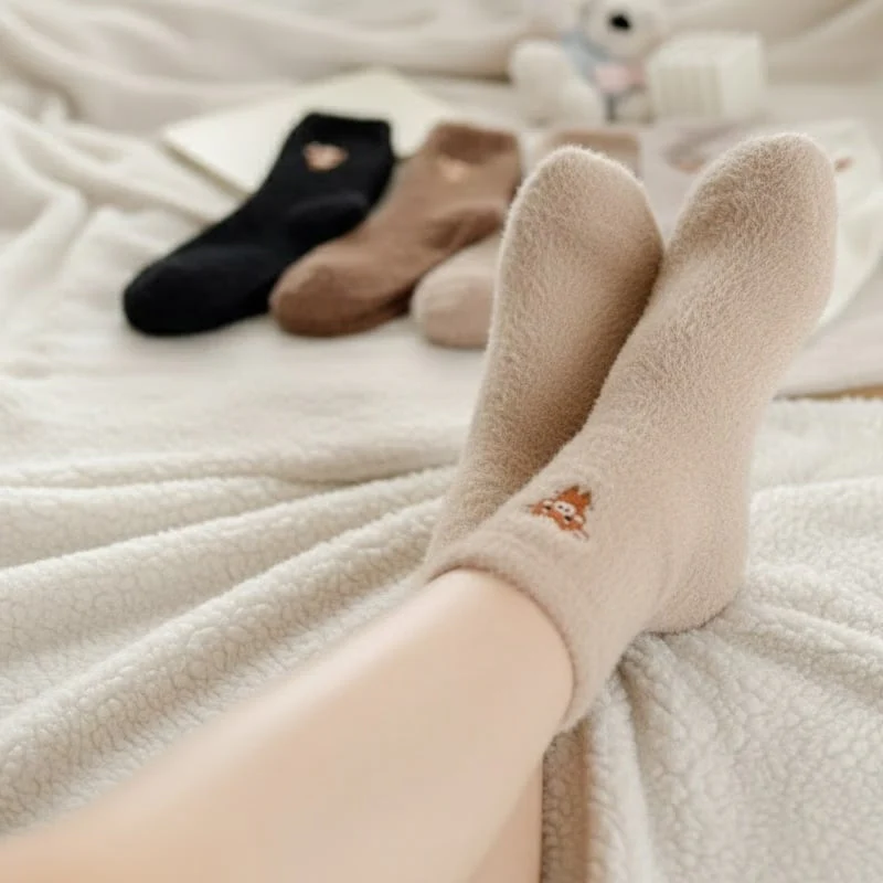 Cute Cow Slipper Socks - Image 5