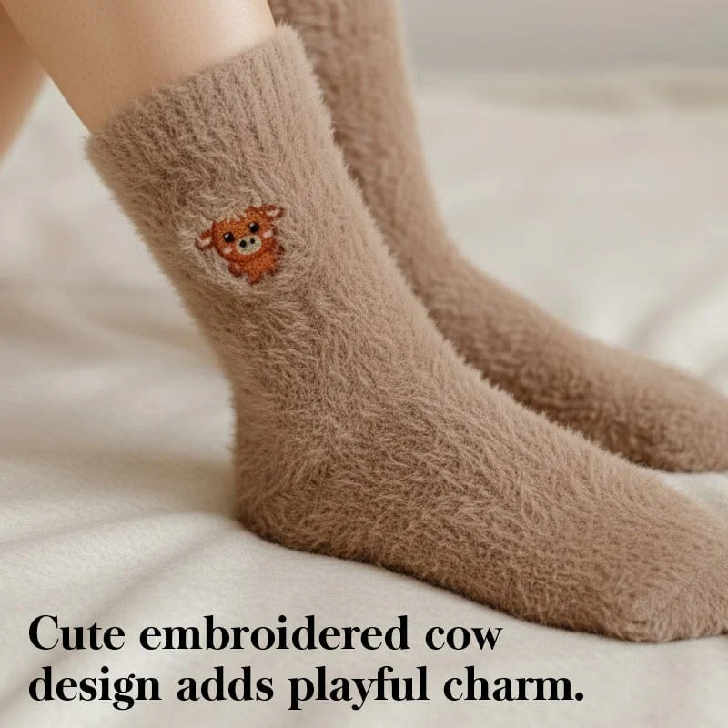 Cute Cow Slipper Socks - Image 8