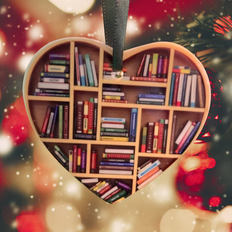 Cute Heart-shaped Bookshelf Decoration - Image 5
