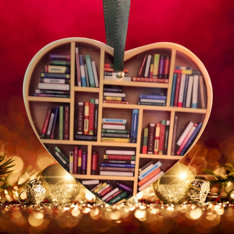 Cute Heart-shaped Bookshelf Decoration - Image 6