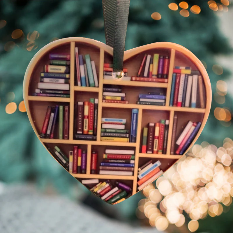 Cute Heart-shaped Bookshelf Decoration - Image 7