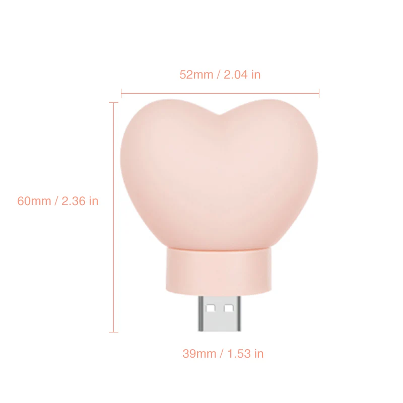 Cute Heart Shaped Night Light - Image 13