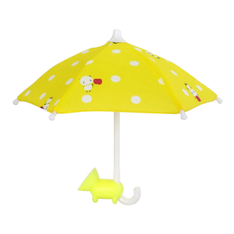 Cute Mobile Phone Holder With Sun Umbrella - Image 15