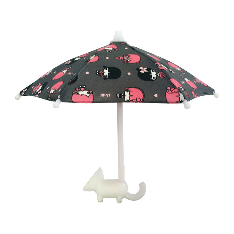 Cute Mobile Phone Holder With Sun Umbrella - Image 18