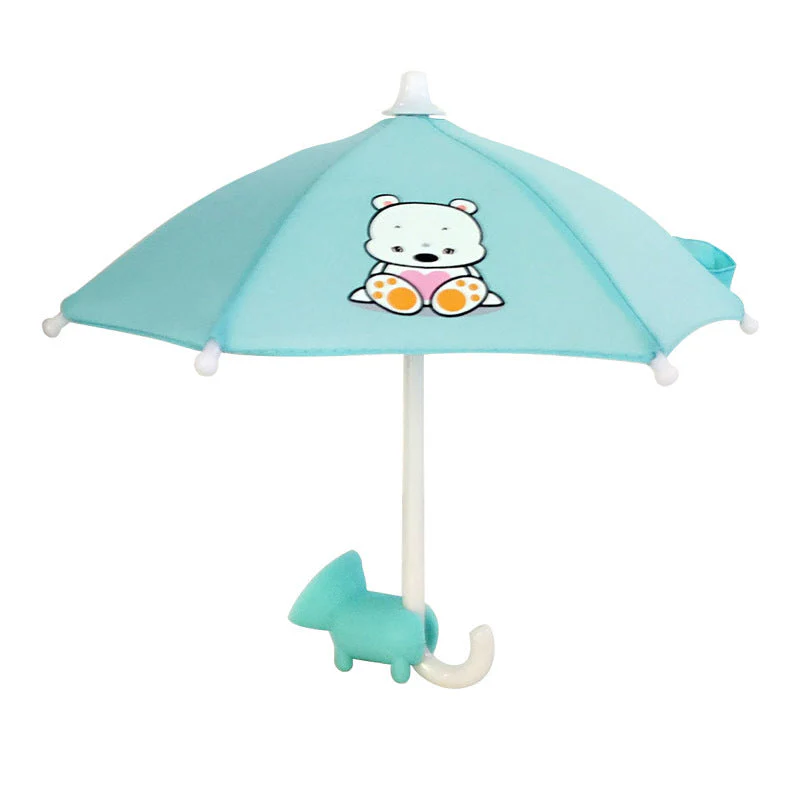 Cute Mobile Phone Holder With Sun Umbrella - Image 23