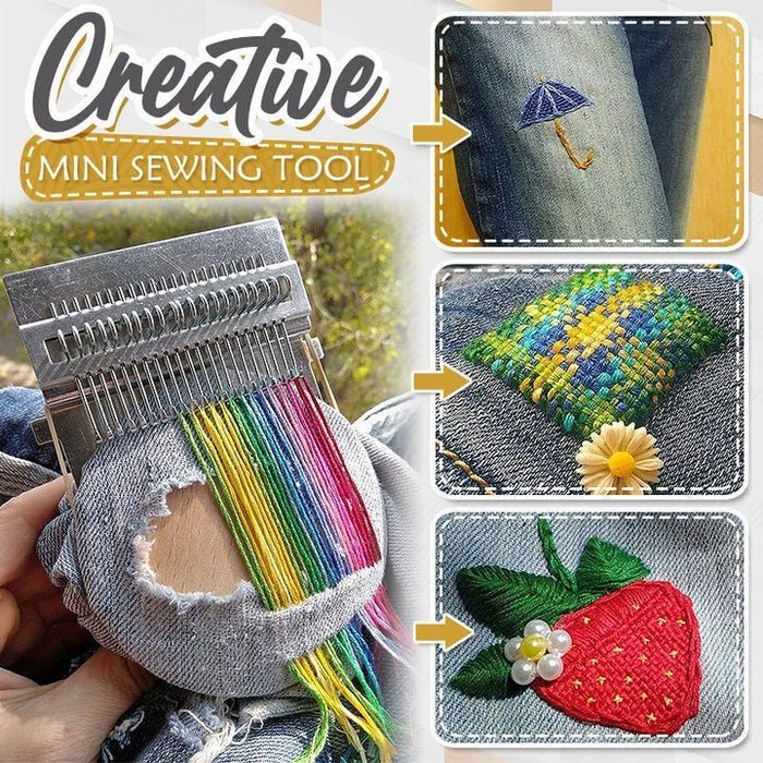 Darning Weaving Loom Kit - Image 3