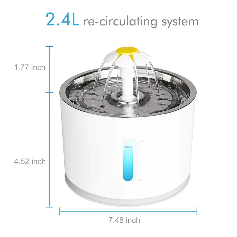 Deluxe Cat Water Fountain - Image 8