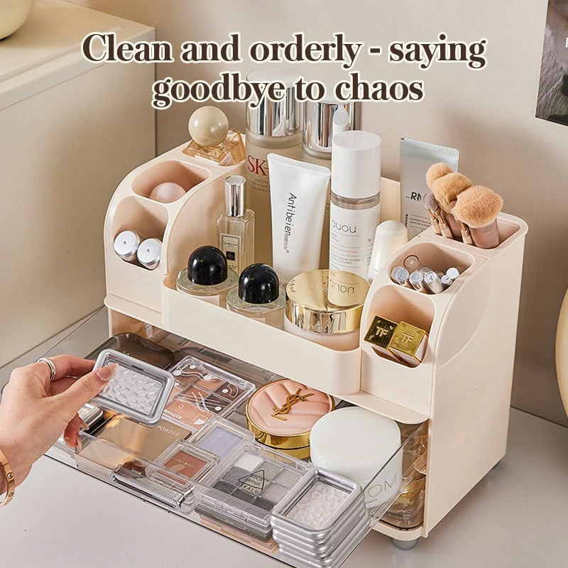 Desktop Makeup Organizer with Drawers - Image 10
