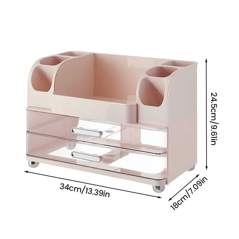 Desktop Makeup Organizer with Drawers - Image 11