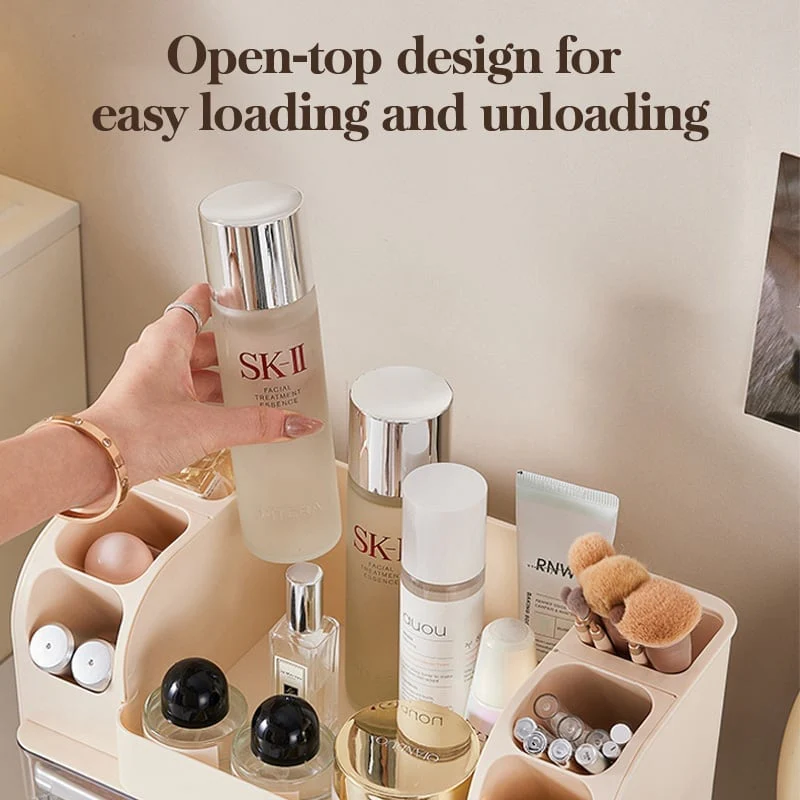 Desktop Makeup Organizer with Drawers - Image 2