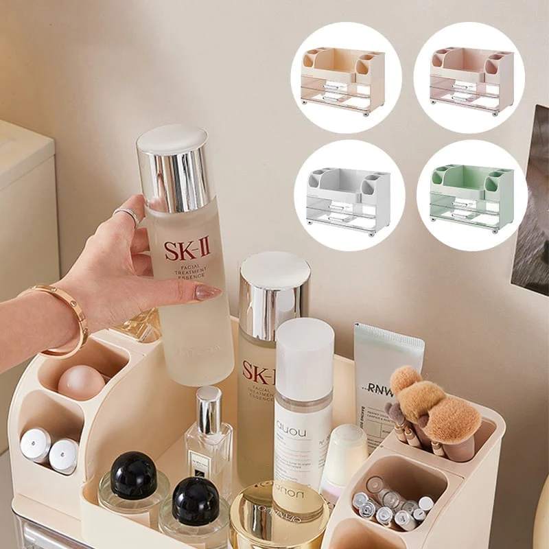 Desktop Makeup Organizer with Drawers - Image 6