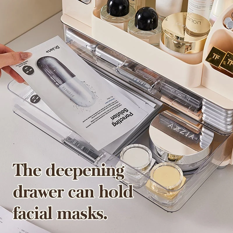 Desktop Makeup Organizer with Drawers - Image 8