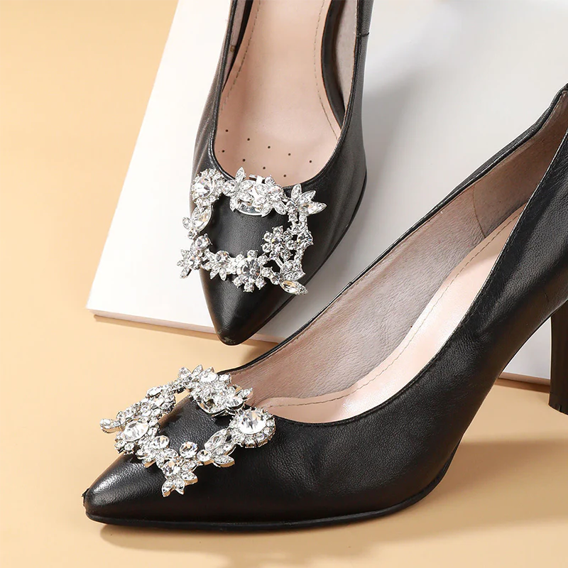 Detachable Rhinestone High Heel Shoes Buckle - Image 3