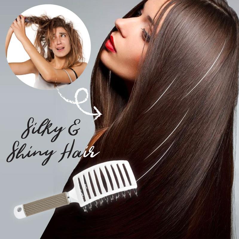 Detangling Nylon Bristle Brush - Image 4