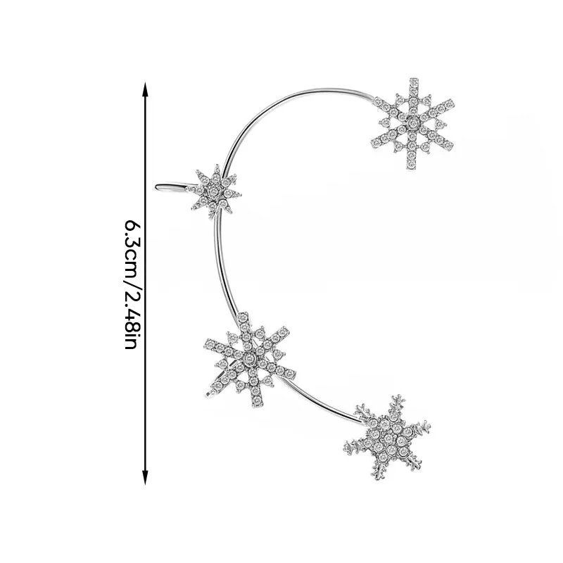 Diamond And Zirconia Earrings Without Holes - Image 11