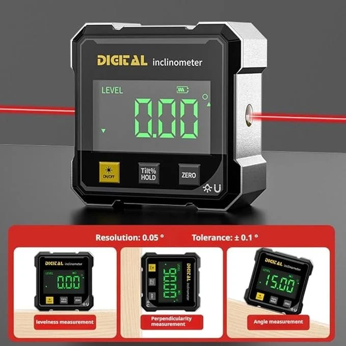 Digital Laser Angle Finder Protractor Tool - Image 3