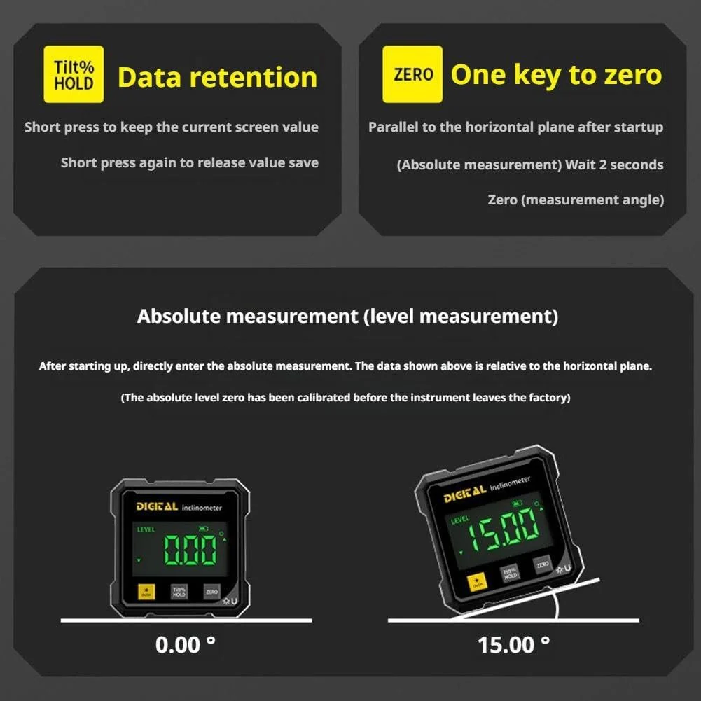 Digital Laser Angle Finder Protractor Tool - Image 6