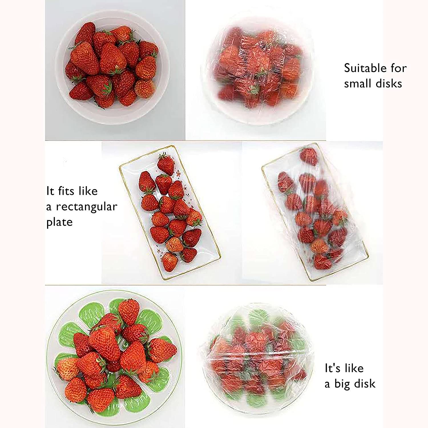Disposable Food Covers Fresh Keeping Bags (100pcs) - Image 4