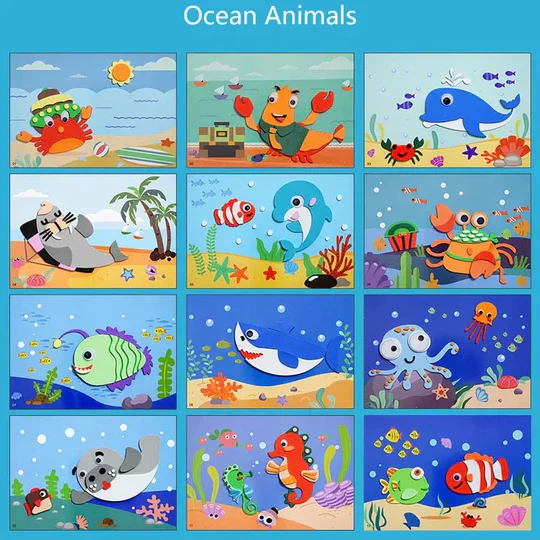 DIY Kids Animal Handmade Stickers - Image 22