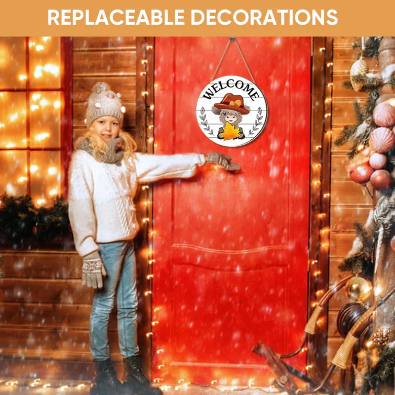 DIY Wooden Christmas Highland Bull Welcome Sign - Image 5