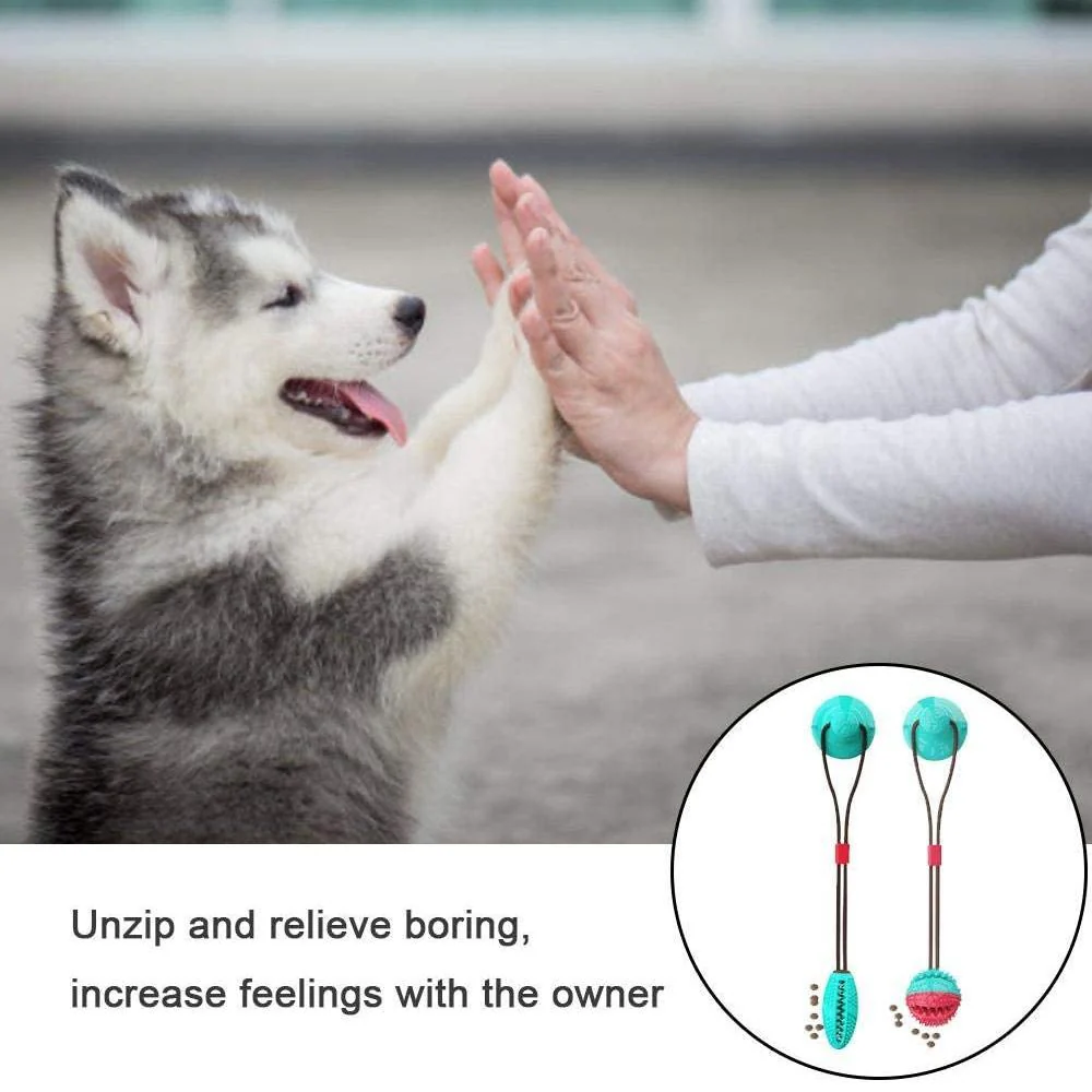 Dog Bite Toy Interactive food leaker toy with Suction Cup - Image 3