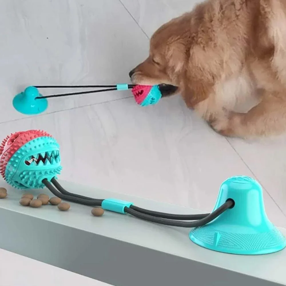 Dog Bite Toy Interactive food leaker toy with Suction Cup - Image 8