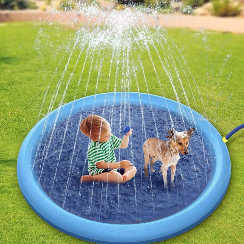 Dog Sprinkler Pool 59''x59'' - Image 3