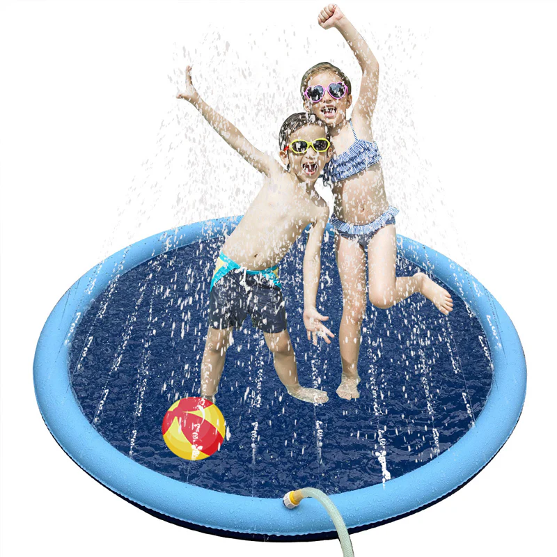 Dog Sprinkler Pool 59''x59'' - Image 8