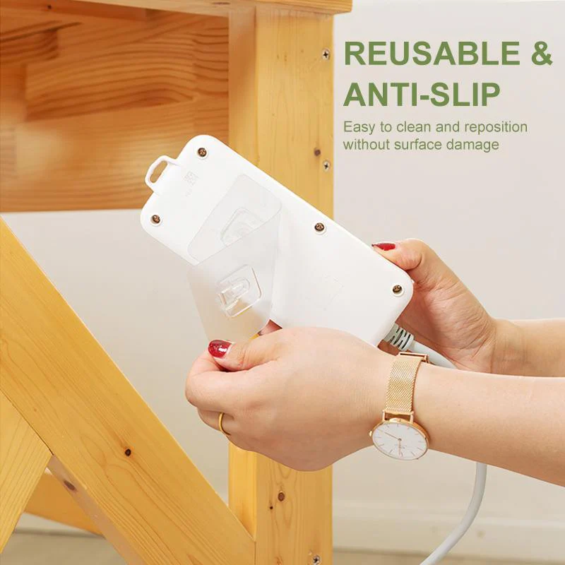 Double-sided Adhesive Wall Hooks (5/10/20 Sets) - Image 4