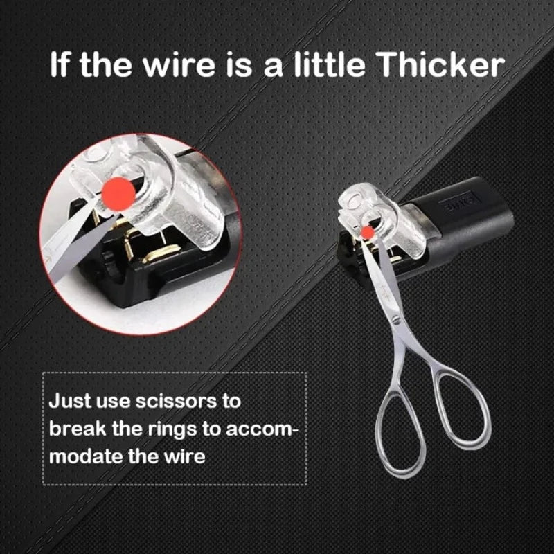 Double-wire Push-in Connector with Locking Buckle - Image 3