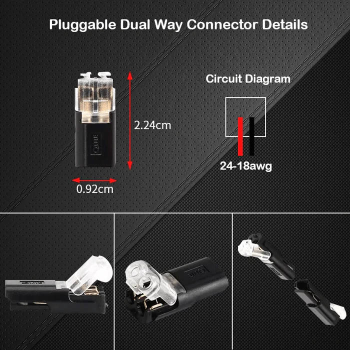 Double-wire Push-in Connector with Locking Buckle - Image 7