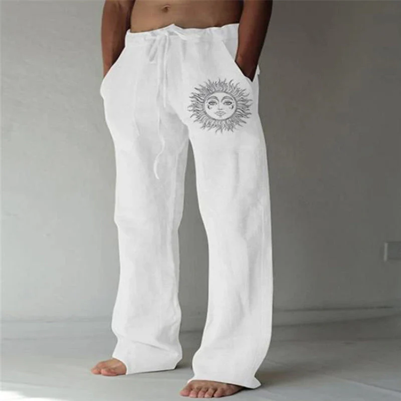 Drawstring Elasticized Casual Trousers - Image 5