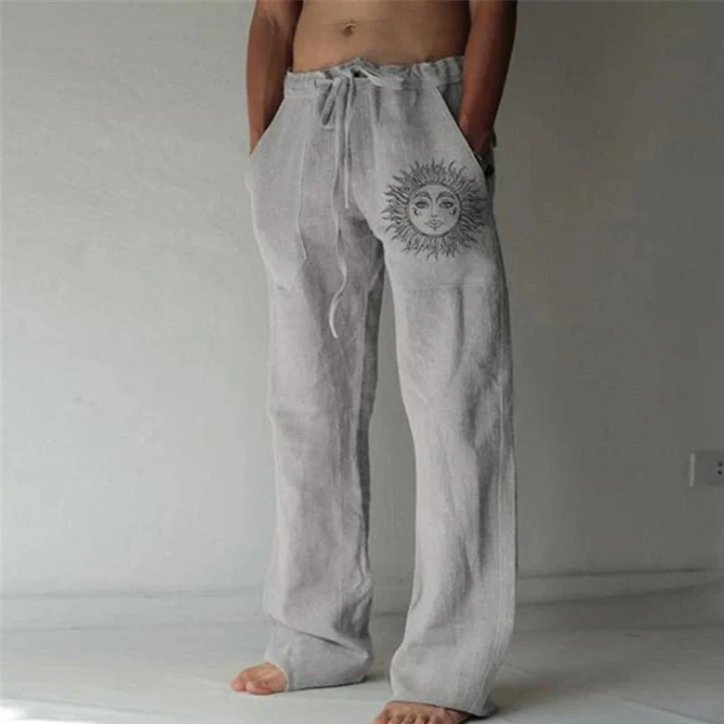 Drawstring Elasticized Casual Trousers - Image 6