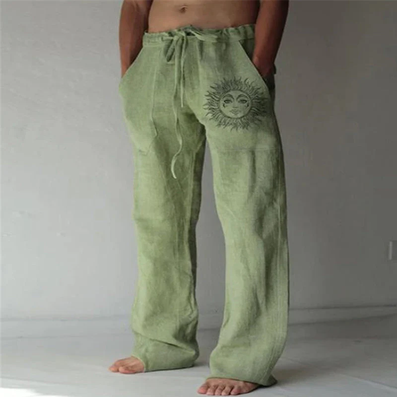Drawstring Elasticized Casual Trousers - Image 7