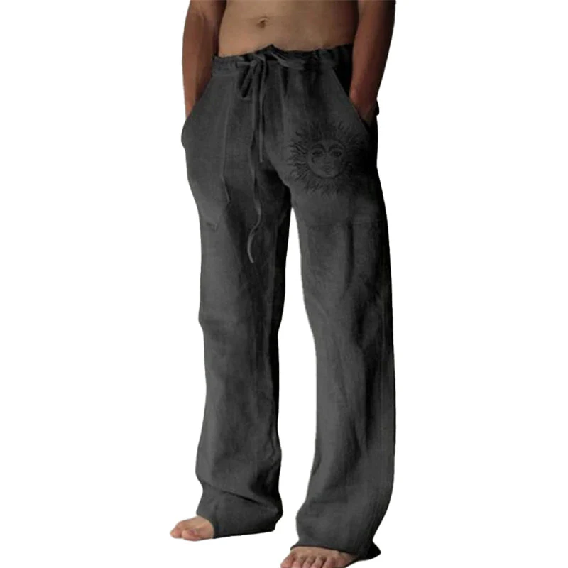 Drawstring Elasticized Casual Trousers - Image 8