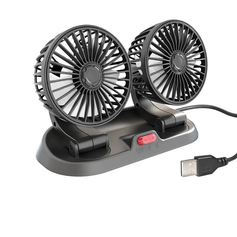 Dual Head Car Auto Circulator Fan - Image 14
