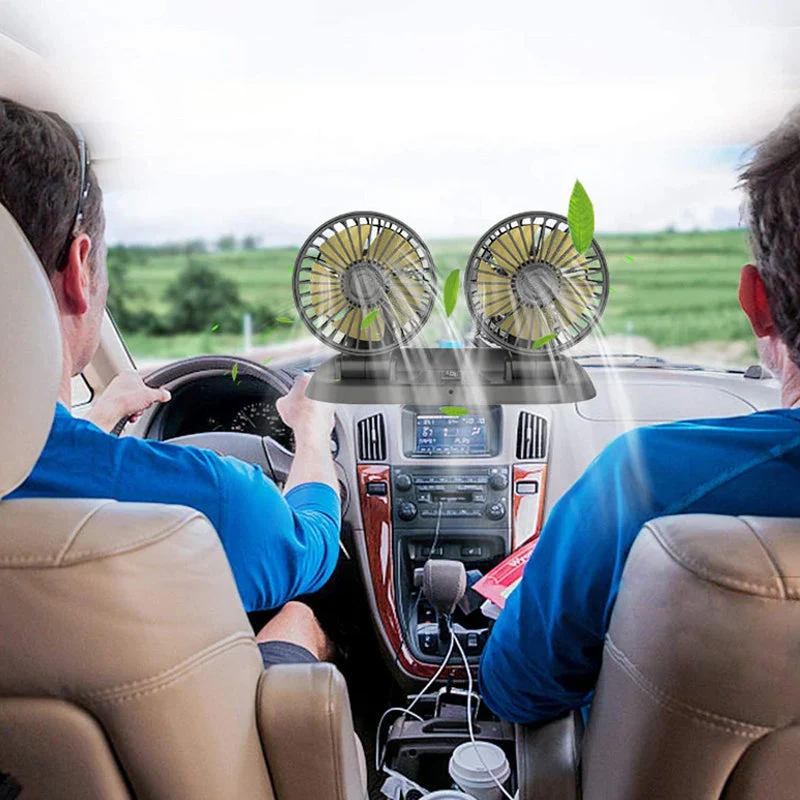 Dual Head Car Auto Circulator Fan - Image 6