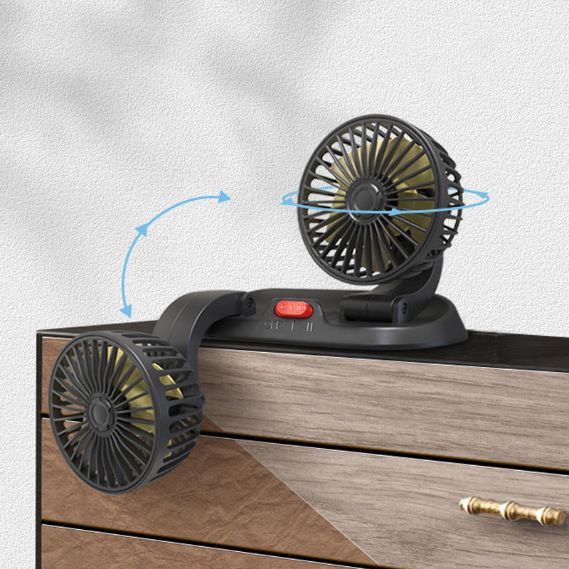Dual Head Car Auto Circulator Fan - Image 8