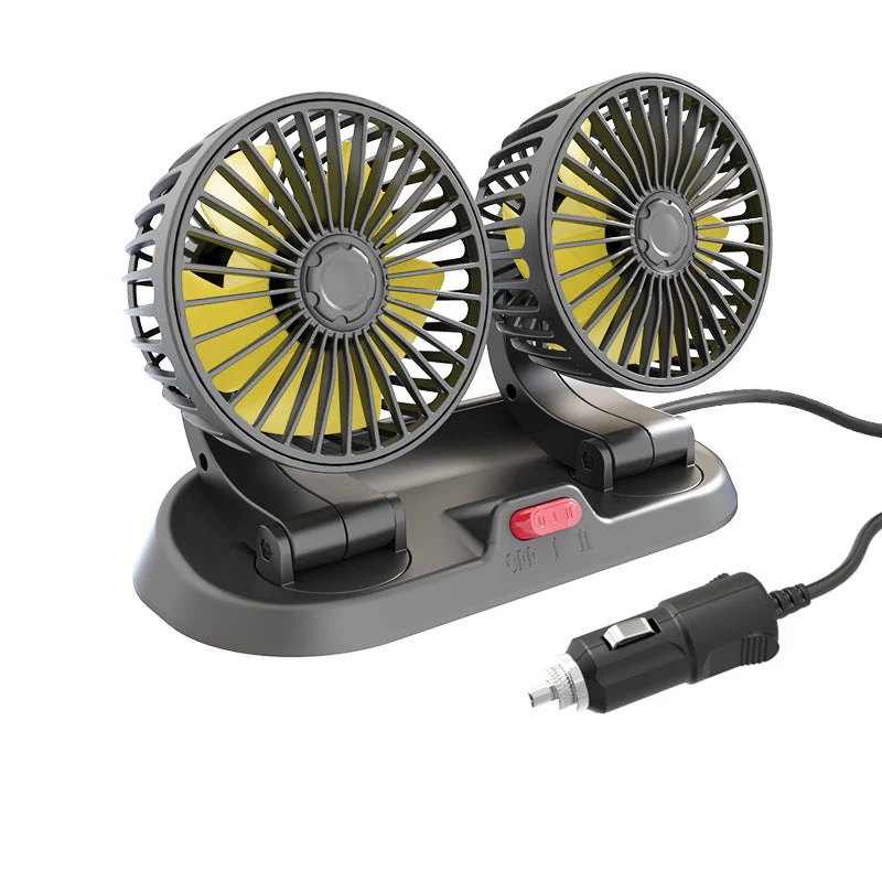 Dual Head Car Auto Cooling Air Circulator Fan - Image 13