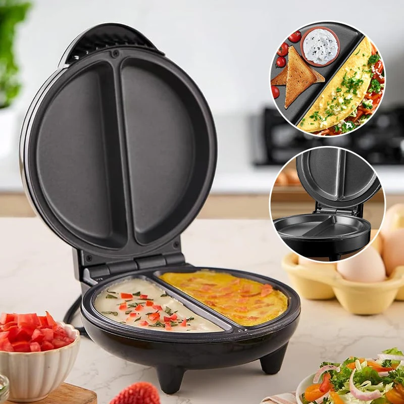 Dual-Zone Electric Omelette Maker - Image 13
