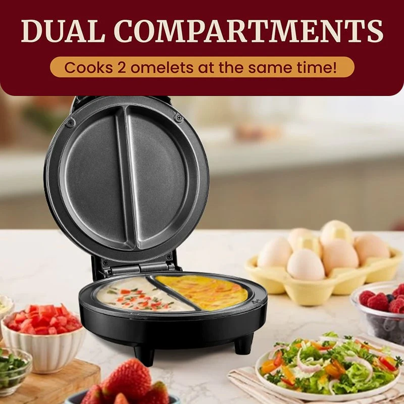 Dual-Zone Electric Omelette Maker - Image 15