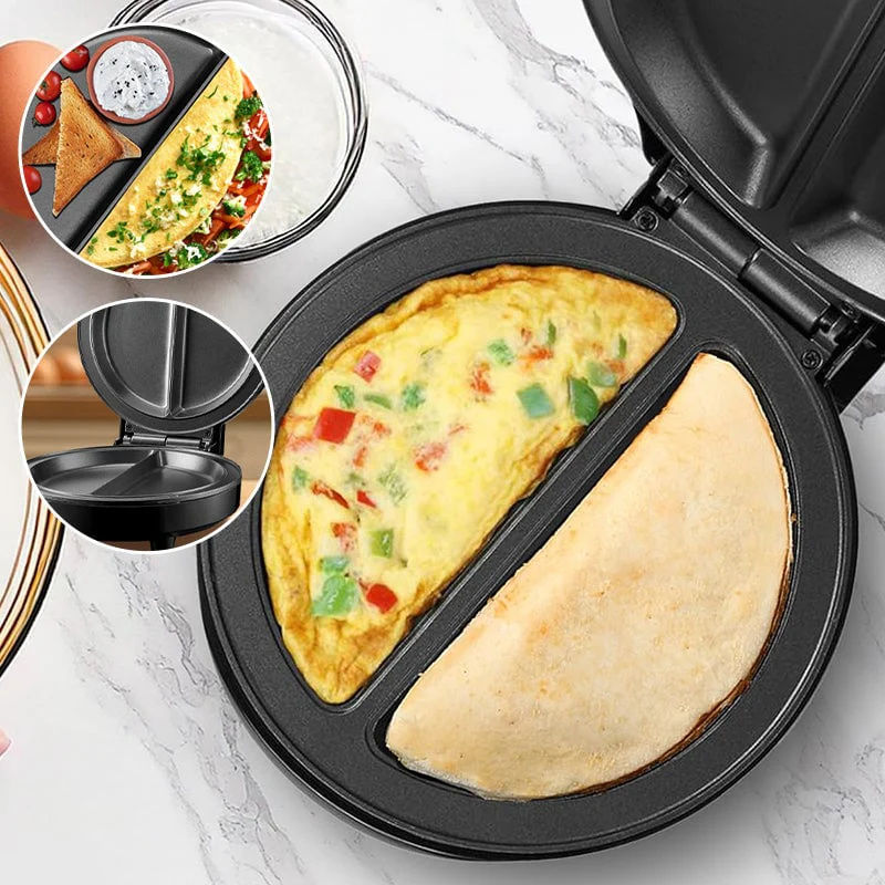 Dual-Zone Electric Omelette Maker - Image 2