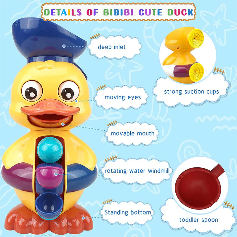 Duck Waterwheel Bath Toys - Image 4