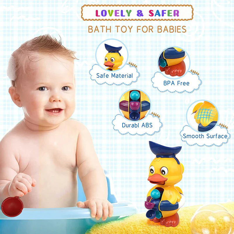 Duck Waterwheel Bath Toys - Image 5