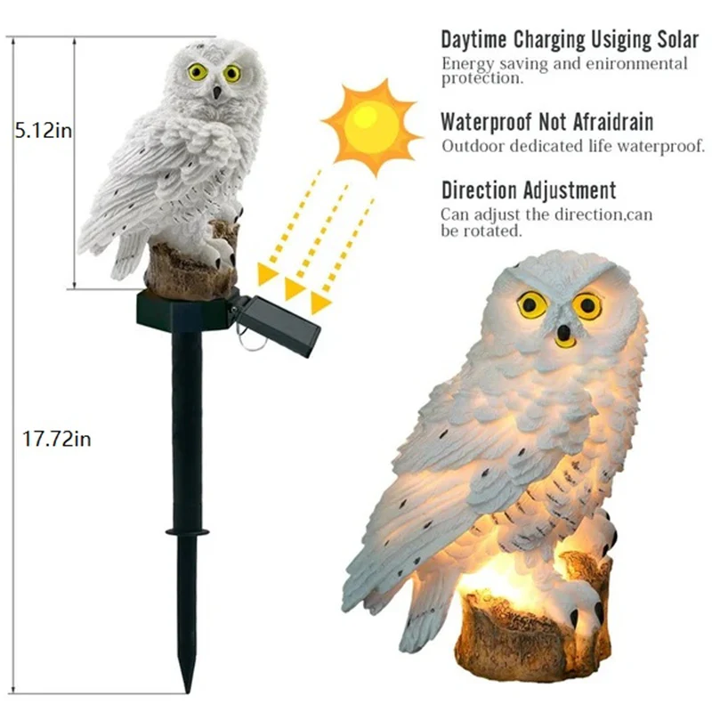 Eagle Figure Garden Solar Post - Image 6
