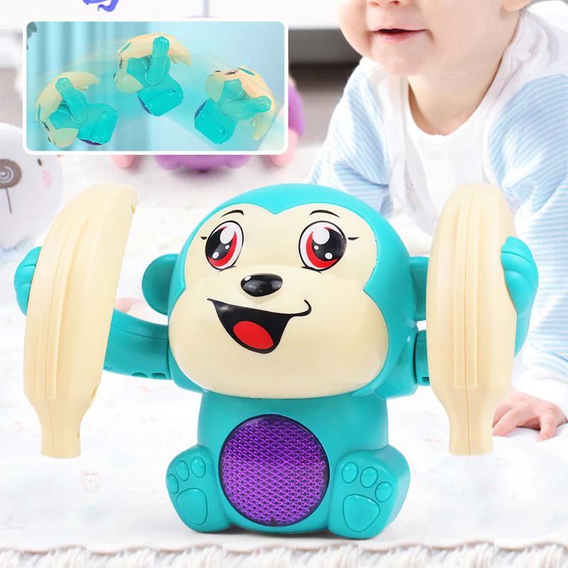 Early Infant Electric Flip And Head Monkey Toy - Image 7