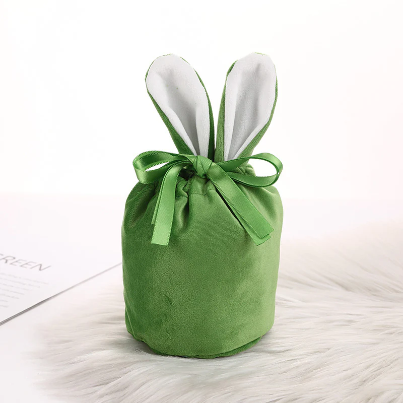 Easter Bunny Velvet Basket - Image 10